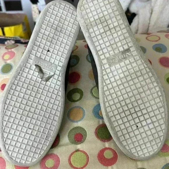 Vince Verrell 3 Suede Shearling Mule Style Sneaker Size 7.5 - Picture 6 of 8